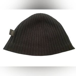 Naked Cashmere Black 100% Cashmere Beanie Hat